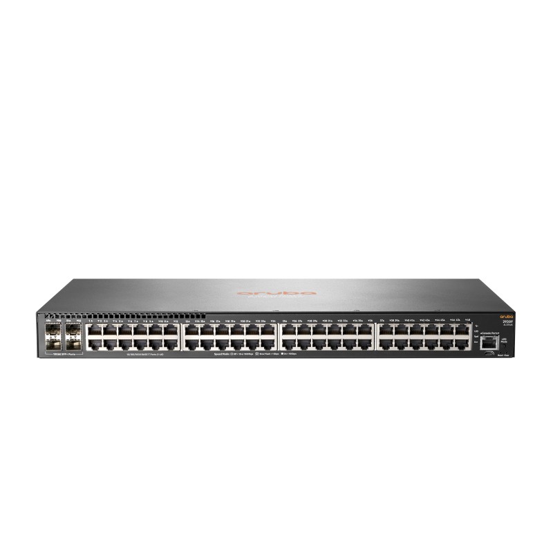 Aruba 2930F 48G 4SFP+ - Switch - L3 - managed - 48 x 10/100/1000 + 4 x 1 Giga...